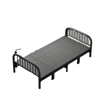 Portable Folding Metal Bed Frame Heavy Duty Single Guest Bed for Small Spaces Foldable Space Saving Sleeping Cot