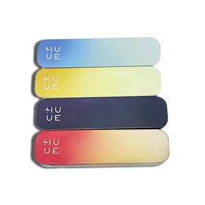 Portable Gradient Sliding Airtight Metal Tin Box for Solid Perfume, Lip Balm, and Jewelry
