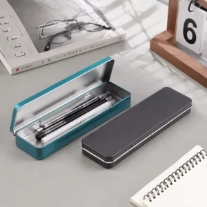 Portable Magnetic Hinge Metal Tin Box 183x53x20MM for Pencil Cases and Multifunctional Stationery Boxes Custom Logo ISO9001