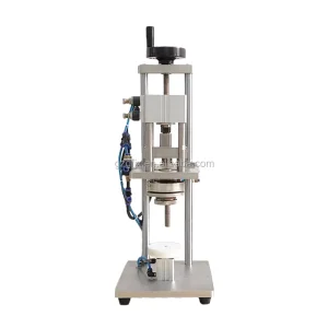 Portable Pneumatic Foot Operated Desktop Perfume Bottle Crimping Machine for Essential Oil Glass Bottles