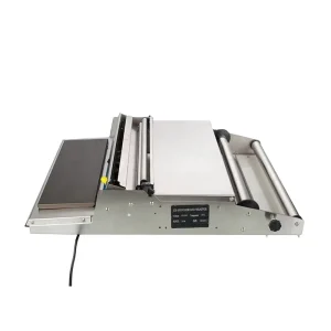 Portable Semi-Automatic Sealing and Wrapping Machine for Beverages, Apparel, Chemicals, and Commodities