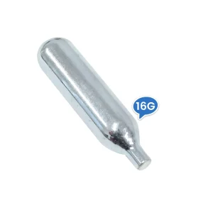 Portable Steel CO2 Cartridges 12g-33g Threaded Bike Tire Inflator Refillable 16g CO2 Gas Cylinder for Outdoor Sports