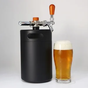 Portable Vacuum Mini Keg Beer Cooler & Barrel Stainless Steel 2l 3.6l 5l Litre with Keg Co2 for Business or Home