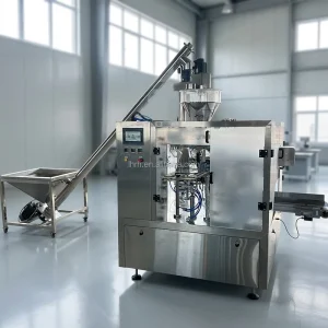 Precise Automatic Powder Filling Machine with Auger Filler for Food Spices Seasoning Coffee Powder Packing Machine