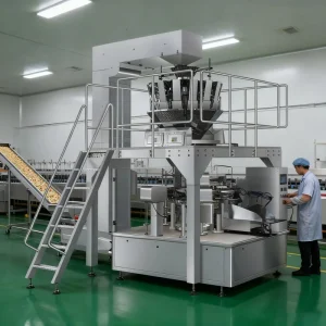 Premade-Bag 14-Scale Hopper Multi-Head Weigher Essence Granule Weighing Filling Packing Machine