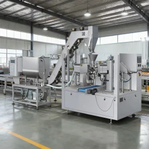 Premade Pouch Liquid Packaging Machine High-Speed Automatic Filling Sealer with Drip Tray for Hot Drinks Water and Milk