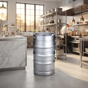 Premium 20L Stainless Steel Beer Keg with D Type Spear US Standard 1 6 Barrel for Draft Dispensing