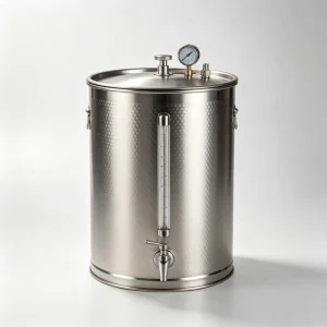 Premium 304 Stainless Steel Beer Fermentation Barrel for Home Brewing