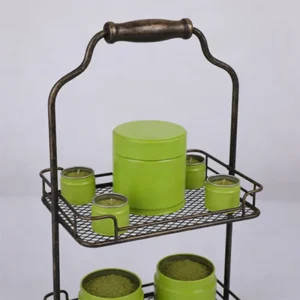 Premium Cylindrical Tinplate Can Custom Metal Storage for Food Grade Matcha Powder Tea Preservation with Long Term Preservation