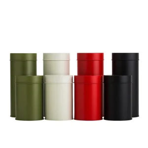 Premium Food Grade Metal Tinplate Tin Container Airtight Snack Storage for Tea Coffee Sugar Nuts Candy Chocolate Customizable