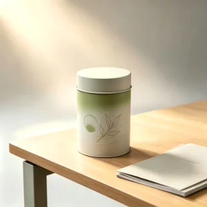 Premium Tinplate Cylinder Canister Eco Friendly ROHS REACH