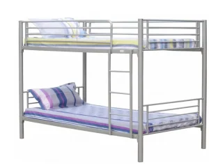 Price Decker Metal Bunk Bed Used in School Dormitory Double Bed