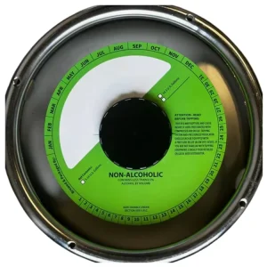 Printed Cardboard Beer Keg Collar, 6.5 or 7 Inch Diameter, 2.25 Inch Cutout, Offset, No Adhesive