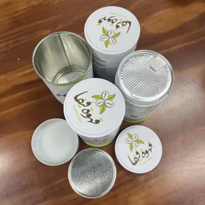 Printed Food Grade Tinplate Coffee Can Easy Pull Sealed Round Tin Can Coffee Bean Powder Packaging Metal Can