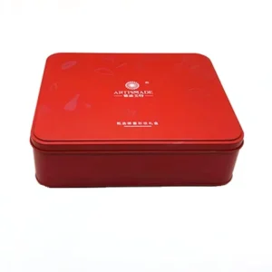 Printed Recyclable Iron and Tin Cosmetic Packaging Empty Tinplate Containers for Skincare and Makeup
