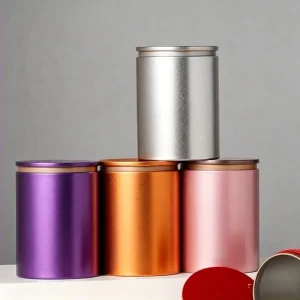 Printed Tinplate Metal Cans for Snack, Candy, Chocolate, Cookie, Tea, Sugar, and Pet Food Storage