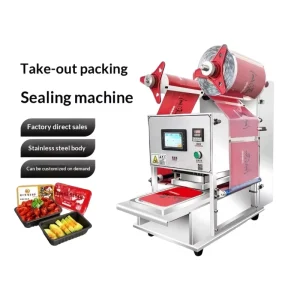 Professional Factory Customized Plastic Tray Sealing Machine Automatic Commercial Fast Food Tray Sealing Machine