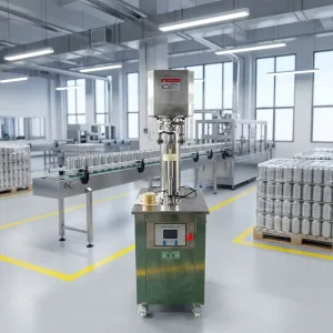 Professional Manual Soda Transparent Sealing Capping Fish Industry Can Seaming Machine