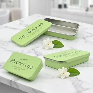 Professional OEM Recyclable Sliding Metal Tin Case Custom Logo Push pull Balm Container Tinplate Box Skin Care