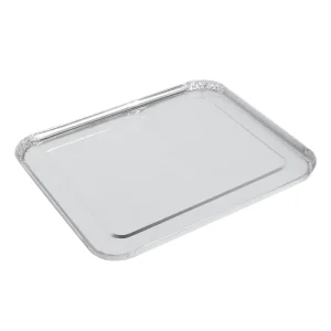 Professional Oem Disposable Custom Size Aluminium Foil Food Container Lids Foil Containers with Lids