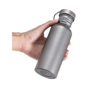 Pure Titanium Sports Water Bottle for Outdoor Camping and Cycling, Direct Drinking, Suitable for Boiling