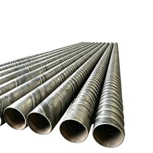 Q195 Black Welded Steel Pipe ERW Round Hollow Tube for Engineering Frame