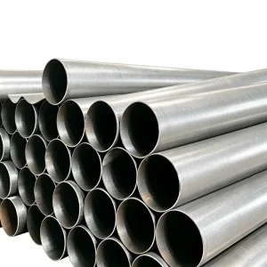 Q235B ERW Straight Seam Pipe GB/T3091 ISO9001 12m Hot Rolled Steel Tube for Building Structures