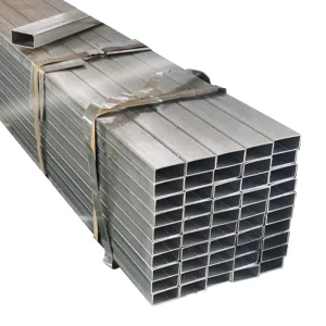 Q235b Carbon Steel Galvanized Welded Pipe Square Tube Box Bar Iron Pipe Price 50 * 50 * 2
