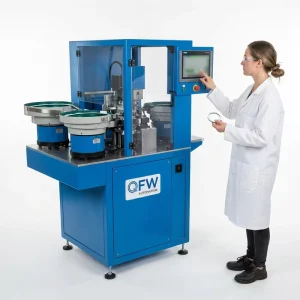 QFW High Speed Automatic O Ring and Seal Assembly Machine with PLC Controlled Capacity 80 150 Pcs Min