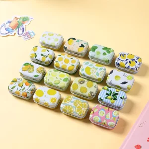 RTS 55*40*H25mm Rectangle Food Grade Tinplate Metal Box for Candy, Chocolate, Coffee Beans, and Portable Storage