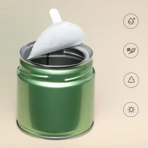 RTS 60*60/68mm Round Food Grade Sealed Metal Tin Cans Empty 30g 40-50g Coffee Matcha Powder Tin Can for Food Packaging