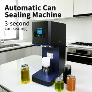 RY-FGJ-101C Automatic Rotary Can Sealing Machine for Beverage and Food Plastic Cans