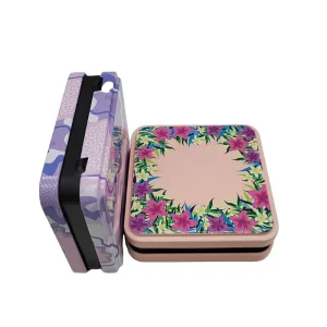 Rectangle Metal Powder Packaging Box with Custom Printing