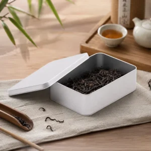 Rectangular 181x131x55MM Tin Box for Makeup Brushes Tea Leaves and Snacks FDA ISO9001 Factory