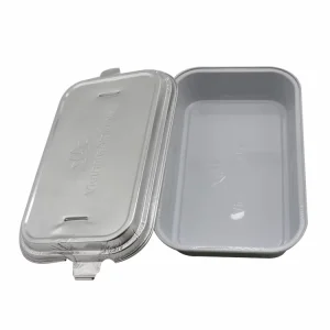Rectangular Airline Aluminum Foil Food Containers with Lids