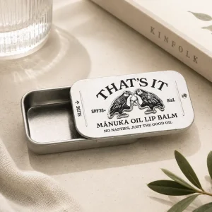 Rectangular Metal Mint Tin Box with Sliding Lid