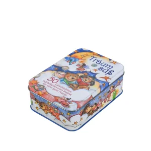 Rectangular Metal Tin Box for Card Packaging