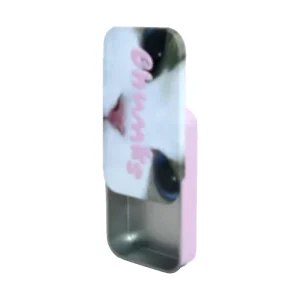 Rectangular Slide-Top Tin Box Small Metal Tin for Mints Candy Lip Balm and Solid Perfume