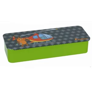 Rectangular Sliding Tin Box Custom Metal Packaging for Candy, Mints, Chocolate, and Stationery