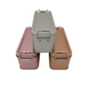 Rectangular Tinplate Boxes for Cake Pastry Tea Wedding Cookies Sandwiches and Tiramisu Storage