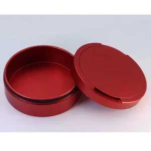 Recyclable Aluminum Metal Can with Screw Lid Child Resistant Tin Box Packaging Small Empty Custom Printed Round