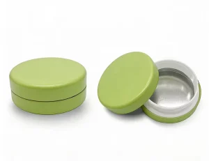 Recyclable Custom Logo Round Metal Tin Box Edible Packaging Child Resistant Lid CR Mints Candy Gummy Tin Can