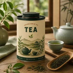 Recyclable Custom Printed Tinplate Can Coffee Storage Tin Tea Container for Retail Packaging