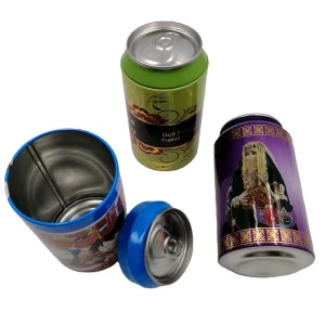 Recyclable Easy Open Empty Food Grade Tinplate Can for Packaging
