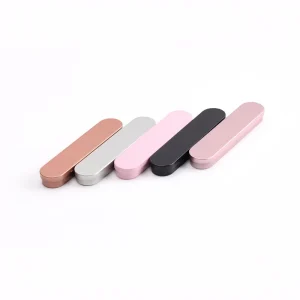 Recyclable Eco-Friendly Tinplate Hinge Tin Box Custom Design Cosmetic Pencil Storage Small Rectangle Metal Gift Candle