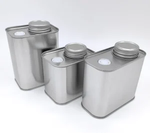 Recyclable Food Grade Airtight Metal Tin Can with Lid for Candy Factory Direct Sale