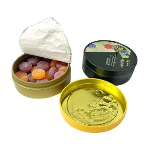 Recyclable Food Grade Cans Customizable Storage Containers for Pictures and Text Metal Tin Boxes