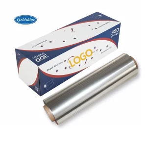 Recyclable Household Kitchen Food Grade Aluminum Tin Foil Paper Roll Metal Foil for Kitchen and Food Packaging