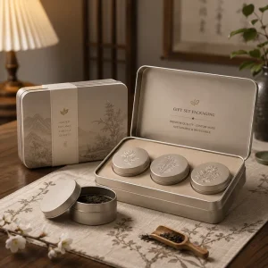 Recyclable Metal Packaging Tin Box Set with Custom Printing Food Container for Candy Coffee Tea Gift Packaging OEM