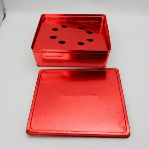 Recyclable Rectangular Tinplate Packing Storage Can